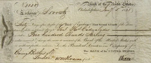 bills of exchange